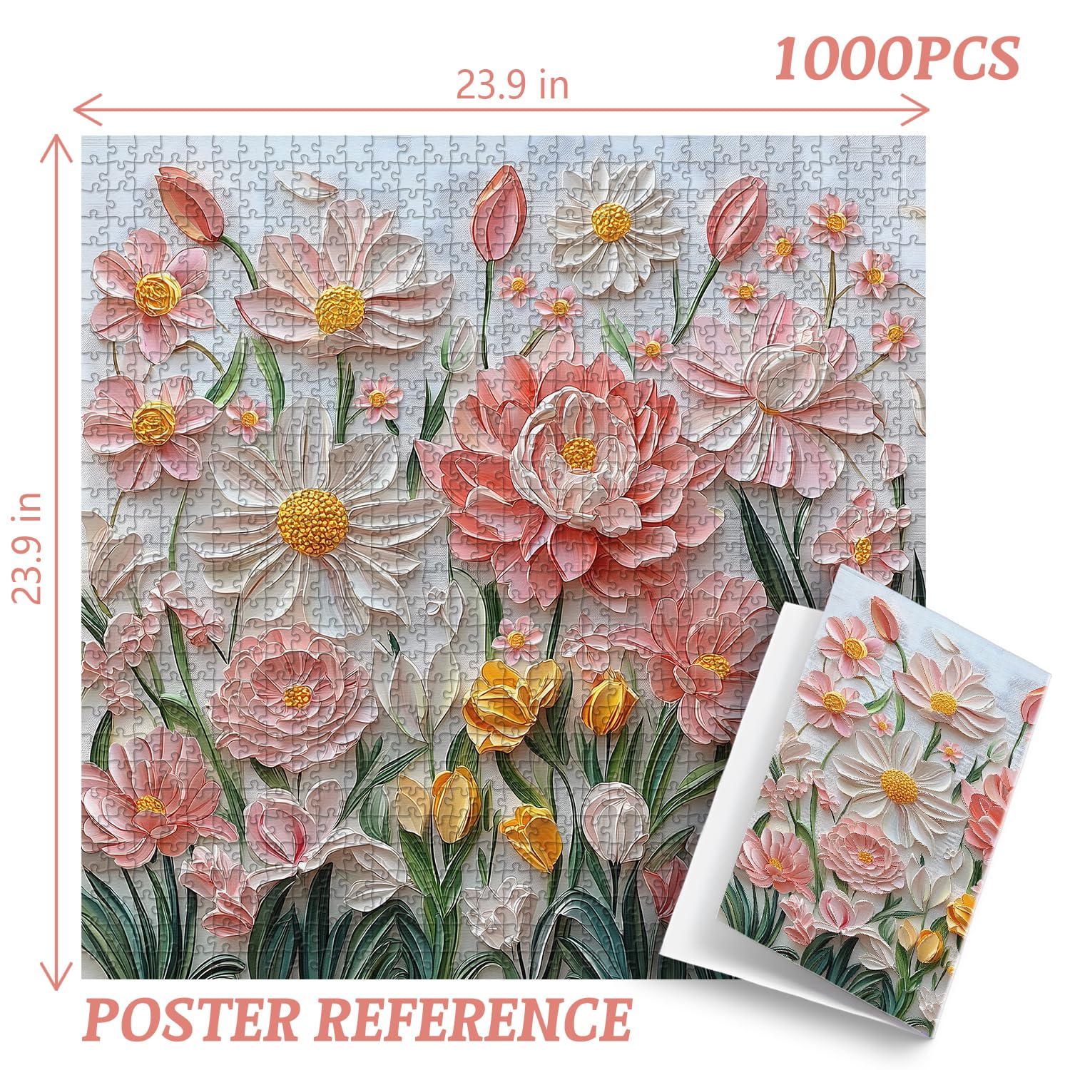 ジグソーパズル 1000ピース 花柄 Amazon | PICKFORU 春の花パズル 大人用 1000ピース ワイルドフラワー